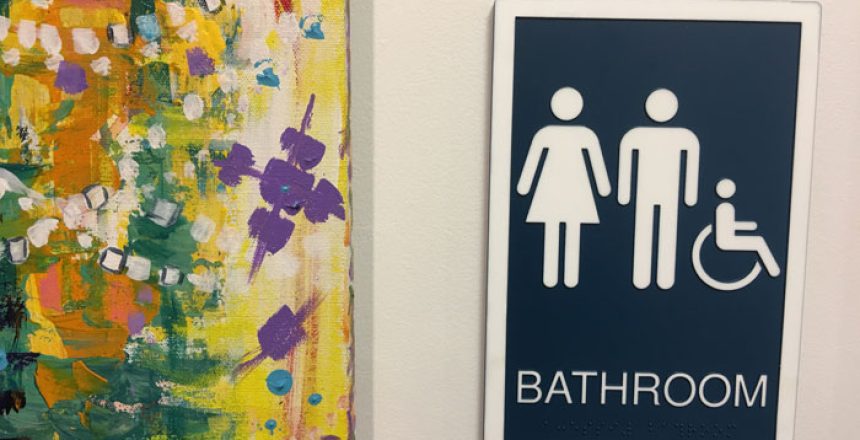 Bathroom signage
